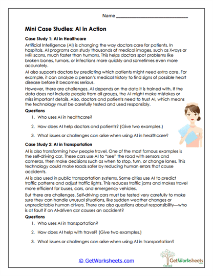 What is Artificial Intelligence Worksheets