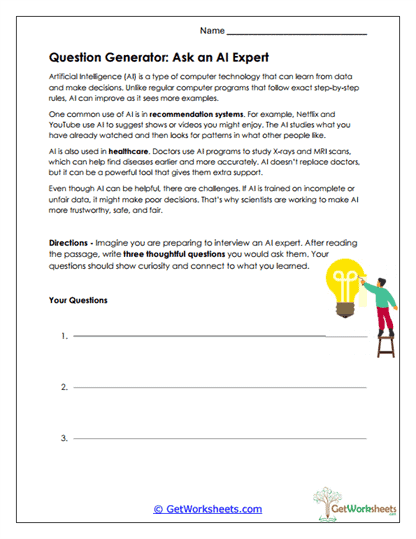 Ask an AI Expert Worksheet