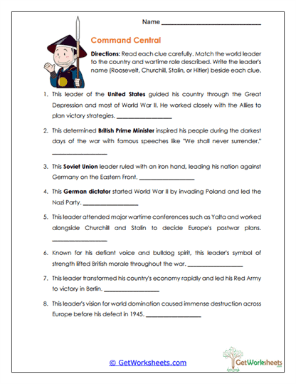 Command Central Worksheet