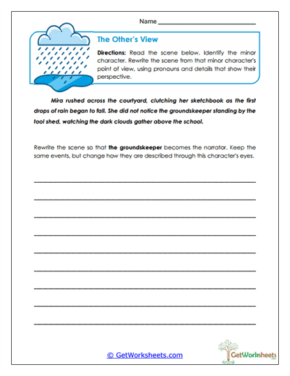 The Other's View Worksheet