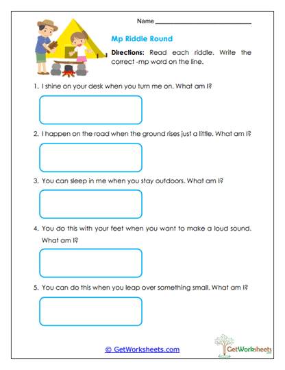 Mp Riddle Round Worksheet