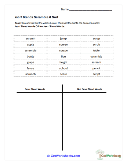 The Scruffy Puppy Worksheet